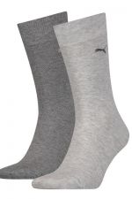 Puma 2 pak sokken licht grijs