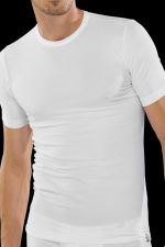 Schiesser T-Shirt 95/5 ronde hals-wit